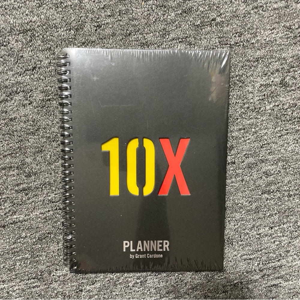 Grant Cardone 10x Planner Schedule Self Improvement Accountability Notebook